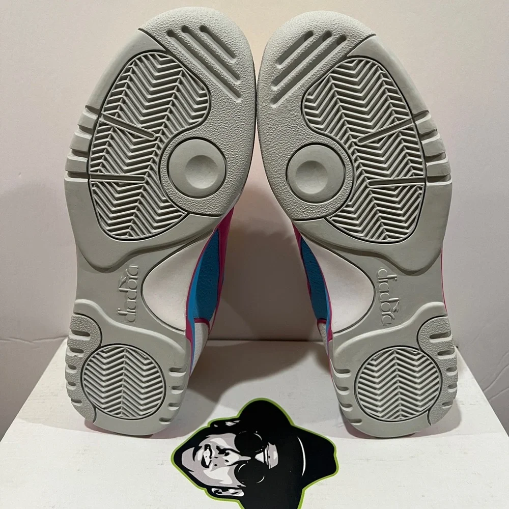 Diadora x DJ Luian, Maverick, Blue, White, Yellow & Pink - Picture 7 of 15